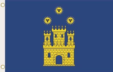 Fahne Flagge Castelltersol (Spanien) Hissflagge 90 x 150 cm