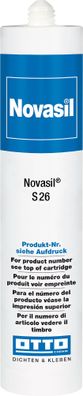 Novasil® S26 310ml Silikon-Kleb- & Dichtstoff schwarz für die Glaskeramik -40/ + 18°C