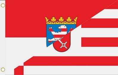 Fahne Flagge Hessen - Bremen Hissflagge 90 x 150 cm