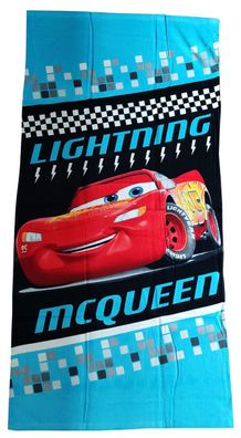 Disney Pixar Cars Lightning McQueen Badetuch Handtuch Strandtuch Größe 70 x 140