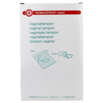 Nobacervix Netz-Watte-Tampon steril 10 Stück