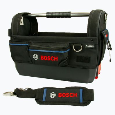 Bosch GWT 20 Werkzeugtasche offen, L-BOXX kompatibel, ProClick, 1000D Polyester