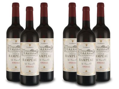 Vorteilspaket 6 für 3 Château Rampeau La Croix d'Or Bordeaux trocken
