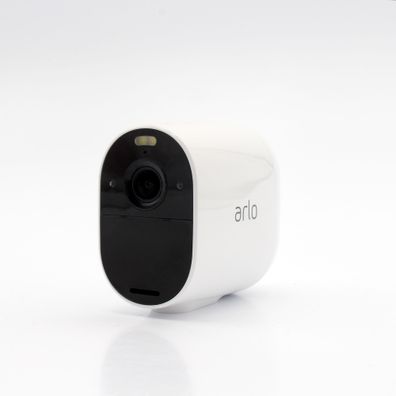 Arlo Essential Spotlight WLAN Überwachungskamera aussen, kabellos, 1080p, Farbnach