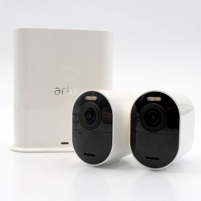 Arlo Ultra WLAN Überwachungskamera 4K & Alarmanlage, Innen / Aussen, kabellos, Bew