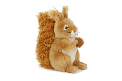 Plüschtier Eichhörnchen Nuss 20 cm, Stofftiere Kuscheltiere Waldtier Eichkater Tiere