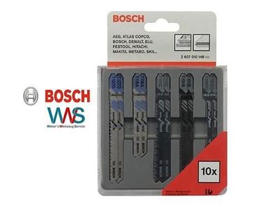 Bosch 10tlg. Stichsägeblatt Set Holz und Metall Neu und OVP!!!