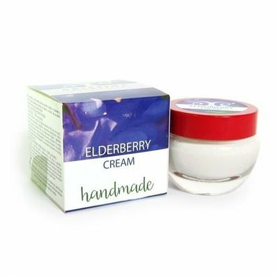 Hristina Handmade Elderberry Cream 100% Naturprodukt Holunderbeere Creme 50 ml
