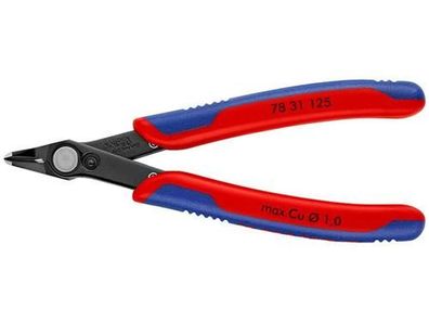 Knipex Electronic Super Knips® brüniert mit Mehrkomponenten-Hüllen 125 mm