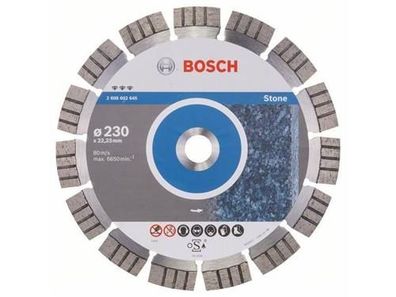 Bosch Diamanttrennscheibe Best for Stone 230 x 22,23 x 2,4 x 15 mm