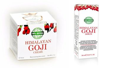 MyGlamy SET Vegan GOJI-BEEREN-SERUM Creme Hyaluronsäure 100% NATUR Anti Age (Gr. 80)