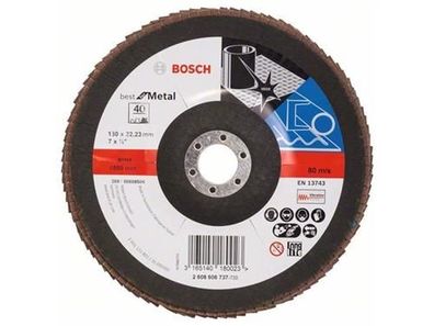 Bosch 180mm K40 Fächerschleifscheibe X571 Best for Metal