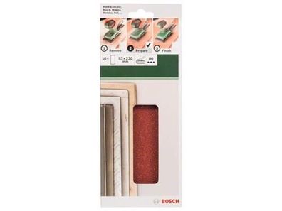 Bosch 10tlg. Schleifblatt-Set für Schwingschleifer 2 609 256 B10