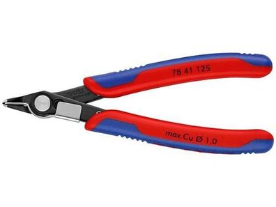 Knipex Electronic Super Knips® brüniert mit Mehrkomponenten-Hüllen 125 mm