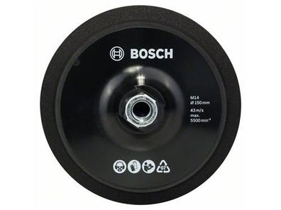 Bosch Stützteller M 14, Ø 150 mm, mit Klett