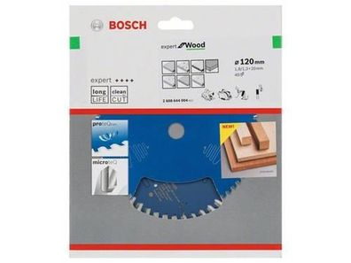 Bosch Kreissägeblatt Expert for Wood 120 x 20 x 1,8 mm, 40