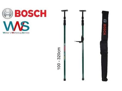 Bosch TP 320 Teleskopstange Halterung für Laser Geräte und Kameras 1/4" Gewinde