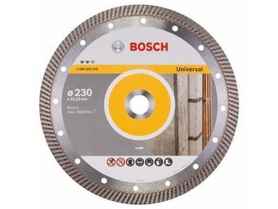 Bosch Diamanttrennscheibe Expert for Universal Turbo 230 x 22,23 x 2,8 x 12 mm