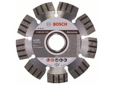 Bosch Diamanttrennscheibe Best for Abrasive 115 x 22,23 x 2,2 x 12 mm