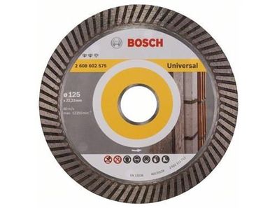 Bosch Diamanttrennscheibe Expert for Universal Turbo 125 x 22,23 x 2,2 x 12 mm