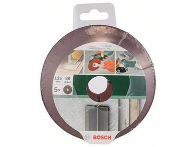 Bosch 5tlg. Fiberschleifscheiben-Set für Winkelschleifer, Korund