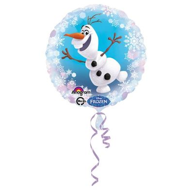 Anagram Disney Olaf Frozen Eiskönigin Folienballon Rund 43cm Folienballon 43cm