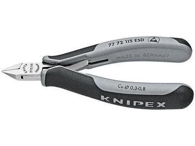 Knipex Elektronik-Seitenschneider ESD mit Mehrkomponenten-Hüllen 115 mm