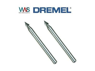 DREMEL118 2x Hochgeschwindigkeits HSS Fräsmesser Fräser 3,2mm Neu und OVP!!!
