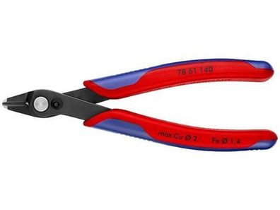 Knipex Electronic Super Knips® XL brüniert mit Mehrkomponenten-Hüllen 140 mm