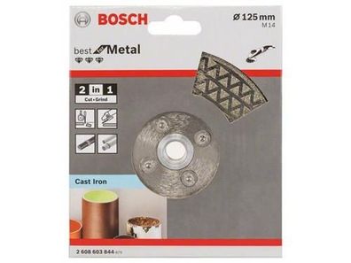 Bosch Diamanttrennscheibe Best for Metal 125 x 22,23 x 2,2 x 4,2 mm
