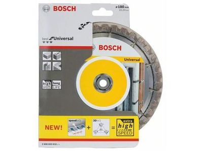 Bosch Diamanttrennscheibe Best for Universal 180 x 22,23 x 2,4 x 12 mm