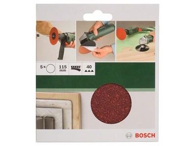Bosch 5tlg. Schleifblatt-Set für Winkelschleifer