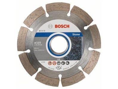 Bosch Diamanttrennscheibe Standard for Stone 115 x 22,23 x 1,6 x 10 mm