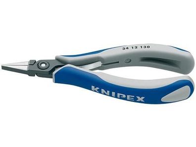 Knipex Präzisions-Elektronik-Greifzange brüniert mit Mehrkomponenten-Hüllen 135 mm
