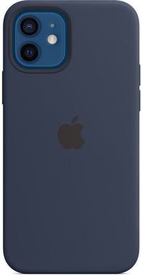 Apple MHL43ZM/ A Magsafe Silikon Cover Hülle für iPhone 12 / Pro - Dunkelmarine Blau