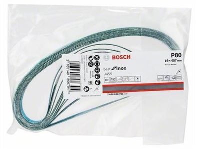 Bosch Schleifband J455 19 x 457 mm, 80