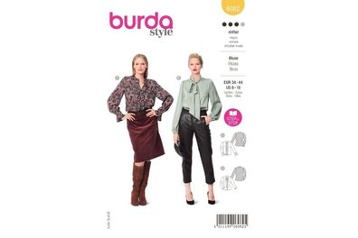 burda style Papierschnittmuster Bluse #6082