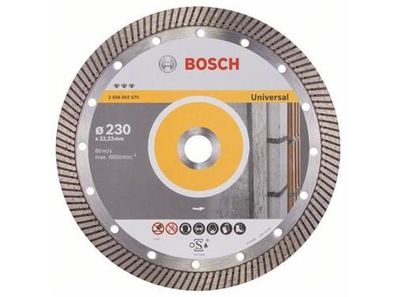 Bosch Diamanttrennscheibe Best for Universal Turbo 230 x 22,23 x 2,5 x 15 mm