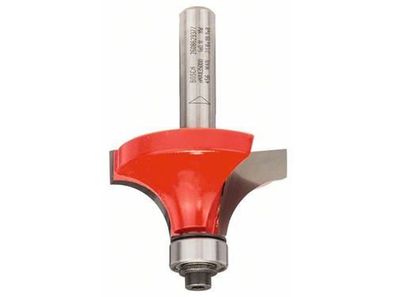 Bosch Abrundfräser 8 mm, D 38,1 mm, R1 12,7 mm, L 19 mm, G 61 mm