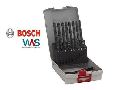 Bosch 19tlg. Metallbohrer Set HSS-R 118° Pro Box von 1 bis 10mm Neu und OVP!!!