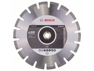 Bosch Diamanttrennscheibe Standard for Asphalt 300 x 20/25,40 x 2,8 x 10 mm
