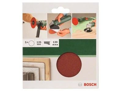 Bosch 5tlg. Schleifblatt-Set für Winkelschleifer und Bohrmaschine