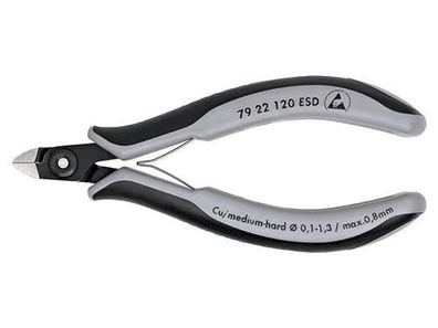 Knipex Präzisions-Elektronik-Seitenschneider ESD brüniert 120 mm