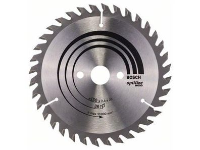Bosch Kreissägeblatt Optiline Wood 150 x 20/16 x 2,4 mm, 36