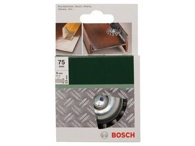 Bosch Scheibenbürste für Bohrmaschinen – Gezopfter Draht, 75 mm