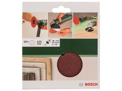 Bosch 10tlg. Schleifblatt-Set für Bohrmaschine