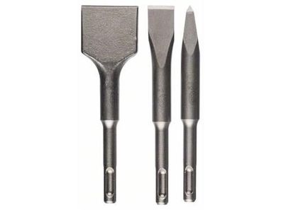 Bosch 3tlg. Kurzmeißel-Set SDS-plus