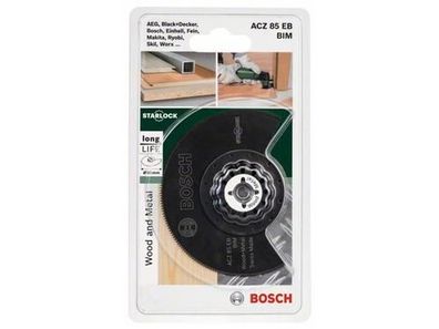 Bosch Starlock BIM Segmentsägeblatt ACZ 85 EB Wood and Metal