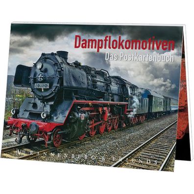Postkartenbuch Dampflokomotiven, Postkartenbücher Ansichtskarte Postkarte, Zug Lok