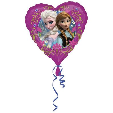 Disney Frozen Eiskönigin Anna Elsa Herz Shape Folienballon 43cm Princess Sisters